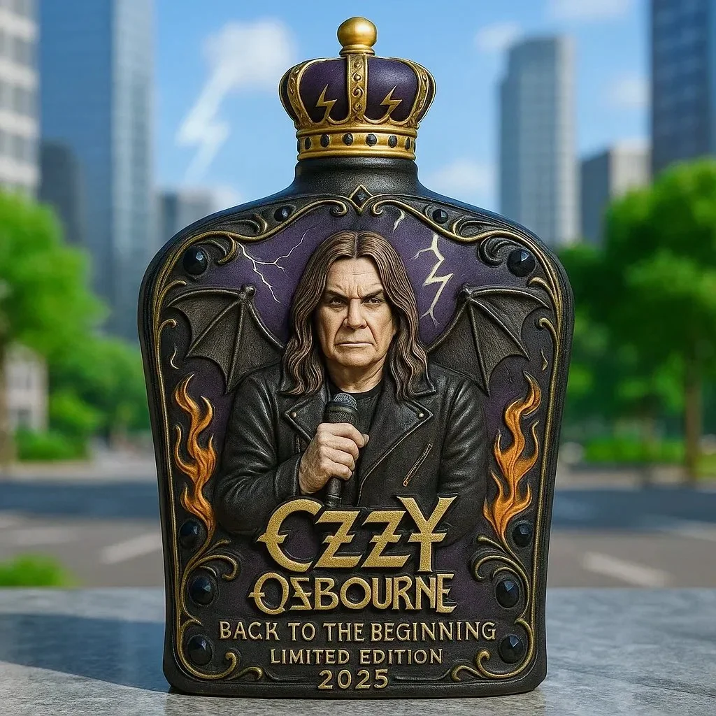 Ozzy Osbourne Limited Edition Whiskey Bottle