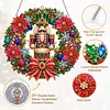 DIY Diamond Painting Xmas Nutcracker Hanging Ornament Pendant Acrylic Double Sided Print Decor Kit