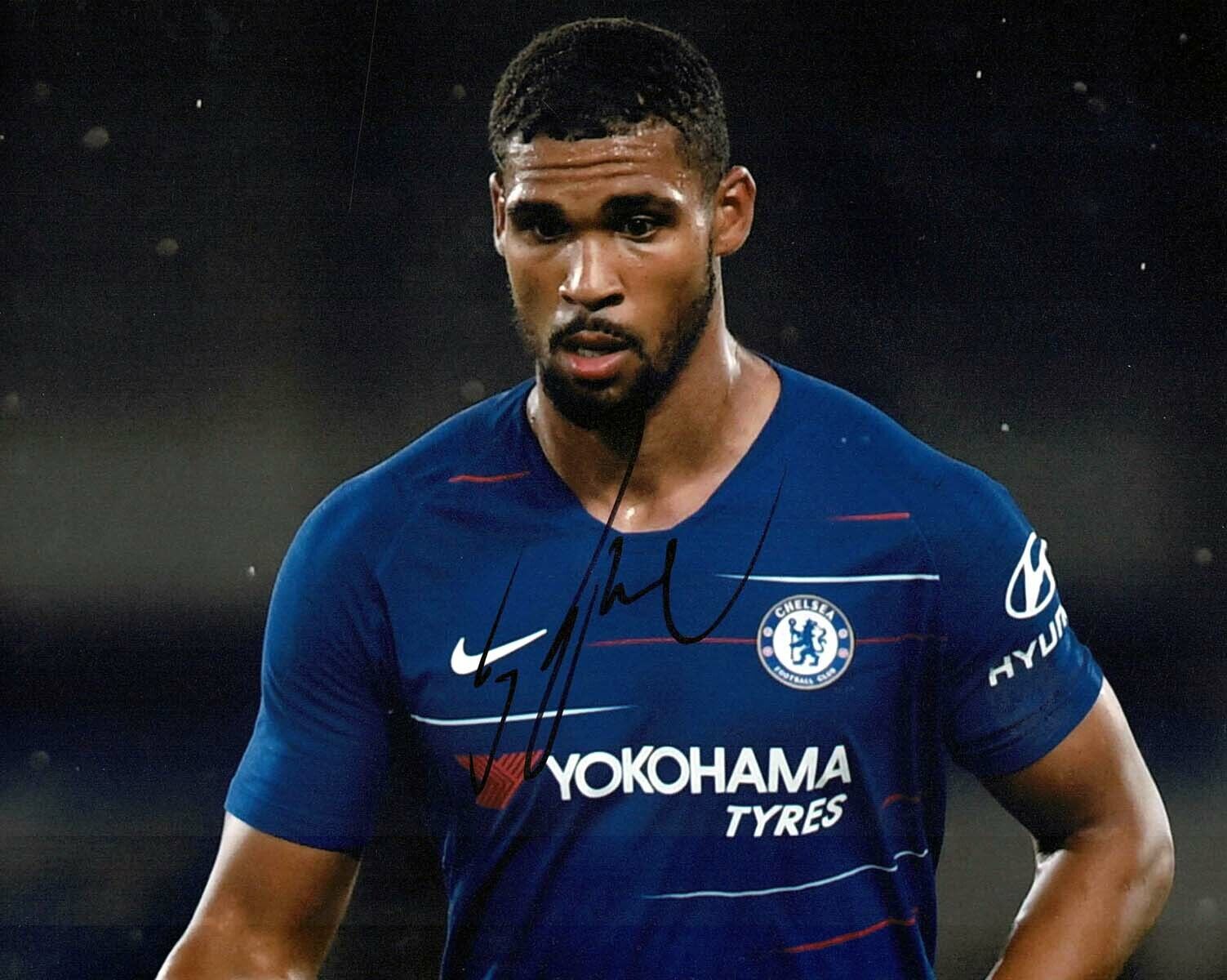 Ruben LOFTUS-CHEEK Autograph Signed 10x8 Photo Poster painting AFTAL COA Chelsea Premier League