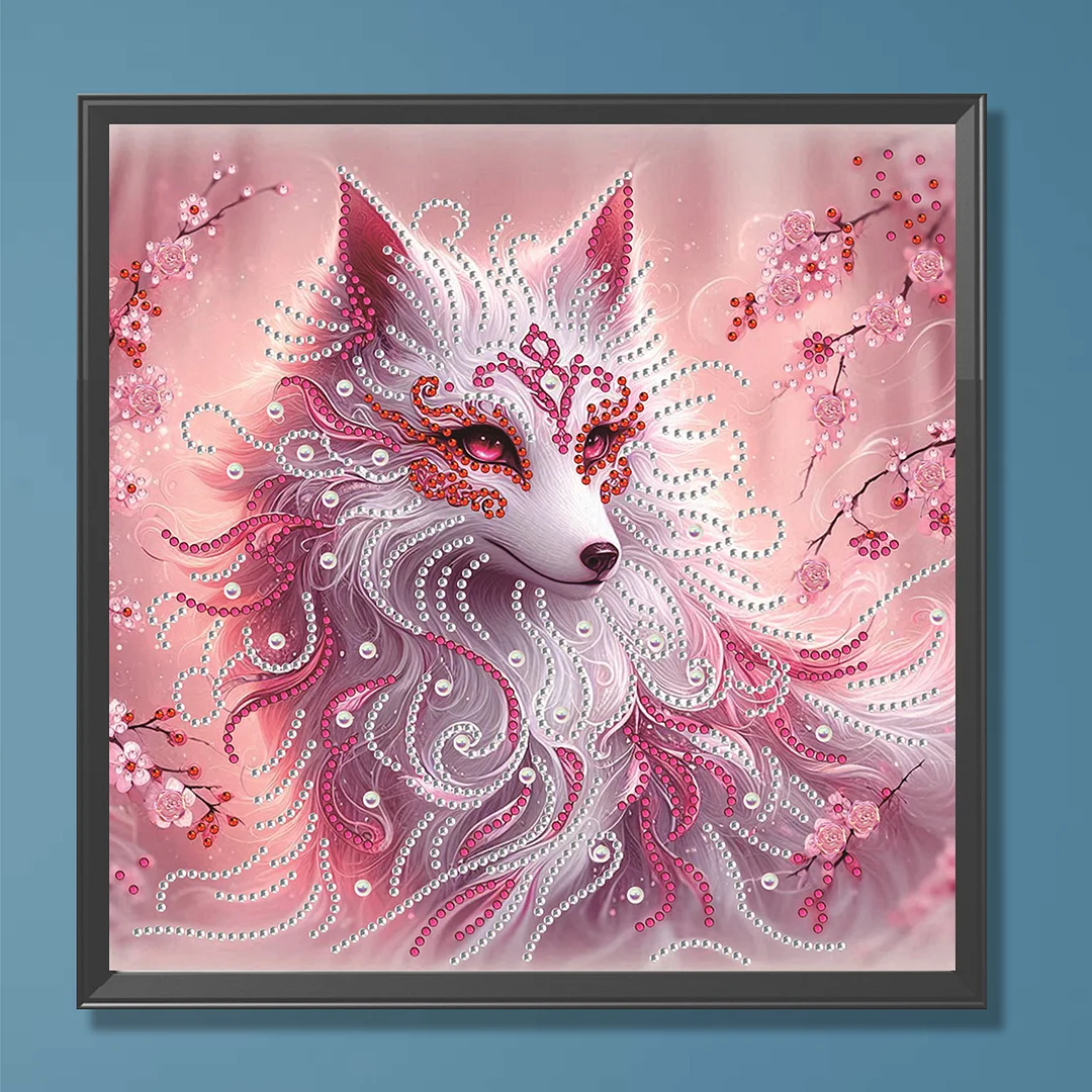 Fox - Partial Special Shaped Drill Diamond Painting Kits (Canvas|30*30cm)