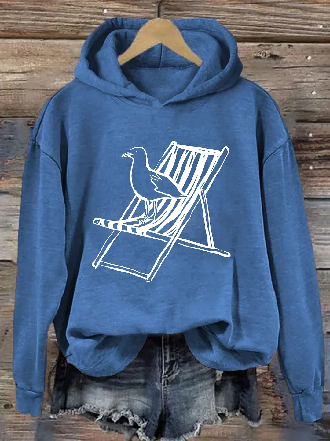 Whimsical Seagull Hoodie