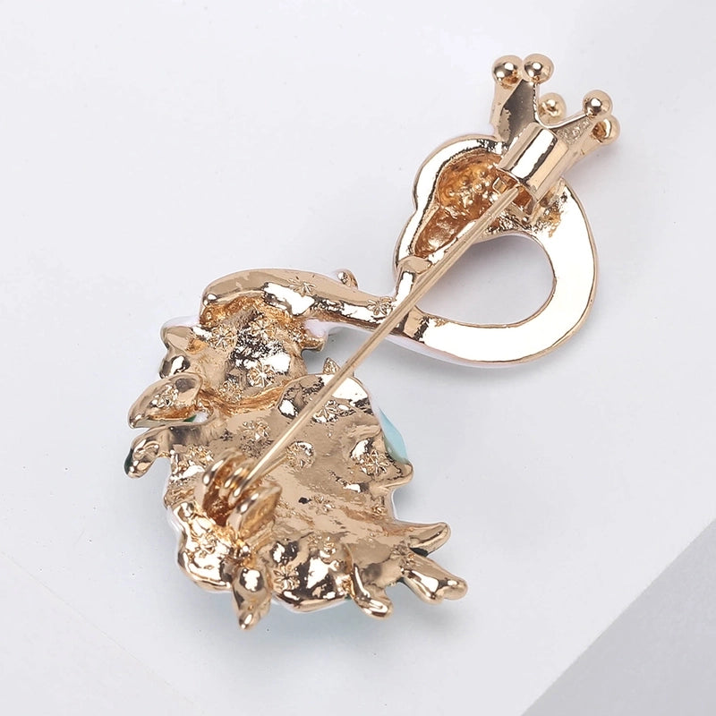 Elegant Cute Pin Swan Alloy Enamel Women’s Brooches