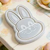Easter Bunny Tray Silicone Mould DIY Easter Tray Resin Casting Moulds Reusable Easters Egg Storage Dish Moulds Handmade Ornament Mould for Coaster Gypsum Craft Gifts Making (Easter A)
