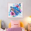 Turtle-18CT Stamped Cross Stitch Kit(20x20cm)