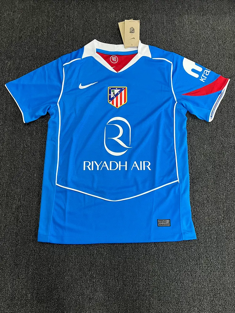 25-26 Atletico Madrid second away fan version football jersey 1:1 Thai quality