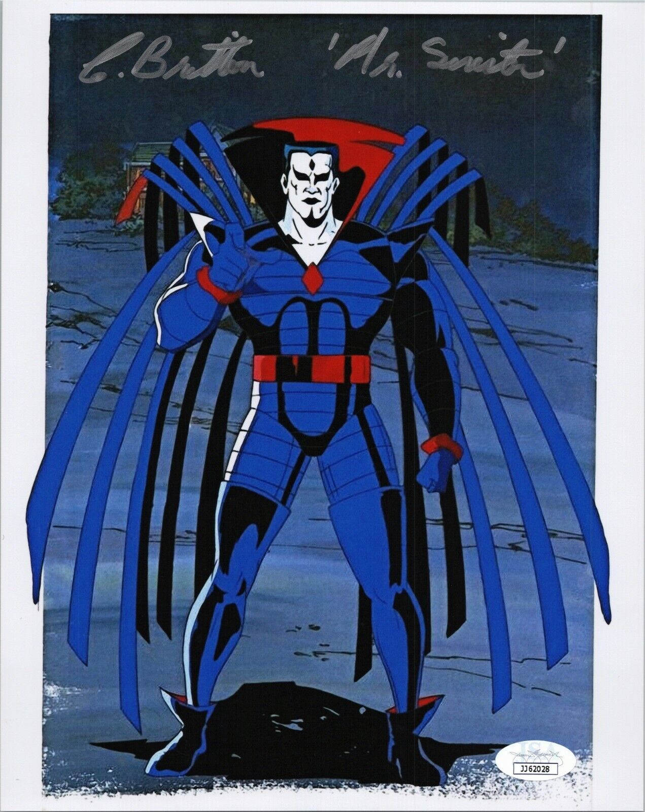 CHRIS BRITTON Authentic Hand-Signed X-MEN - MR. SINISTER