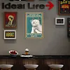 White Cat - Vintage Metal Signs - 20*30cm/30*40cm