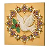25x25cm DIY Pearl Painting Kit with Frame Self-Adhesive Canvas