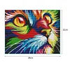 Colorful Cat - 14CT Stamped Cross Stitch Kit(39x32cm)