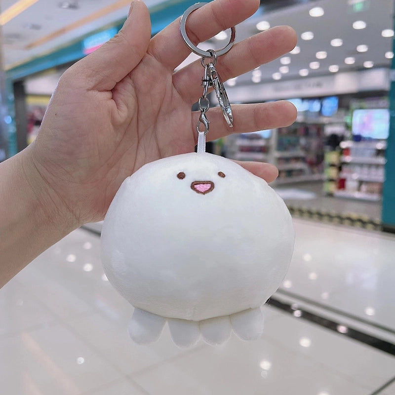 Plush Doll Octopus Small Group Pendant Doll Girl Heart Doll Bag Pendant Hair Key Chain Doll Doll