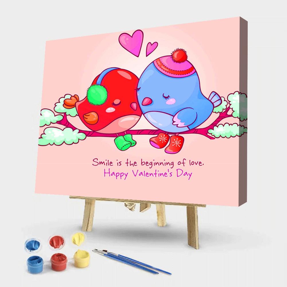 Valentine'S Day - Painting By Numbers - 50*40CM gbfke
