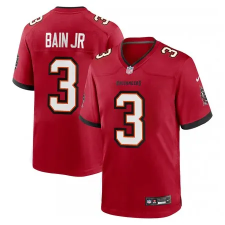 Men's Tampa Bay Buccaneers #3 Rueben Bain Jr. Red 2026 NFL Draft Game Jersey