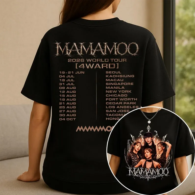 Mamamoo 2026 World Tour 4Ward Concept T-Shirt