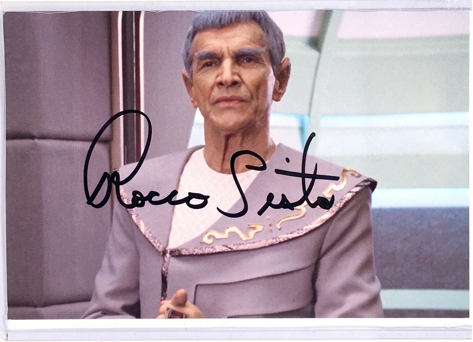 Rocco Sisto Signed 4x6 Photo Poster painting Star Trek the Next Generation Sakkath Autograph