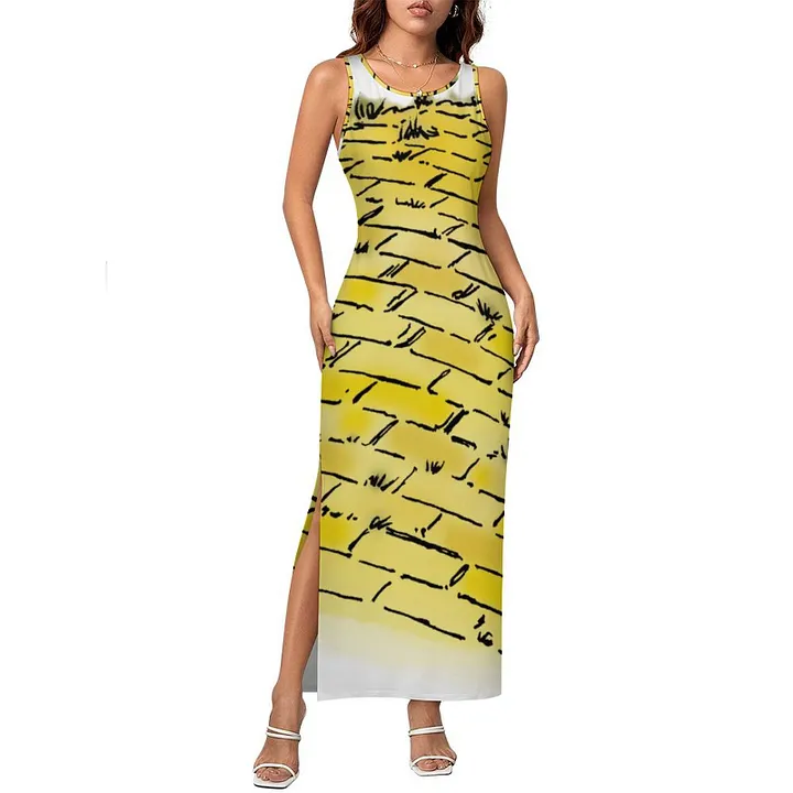 yellow brick road homecoming dresses SFNEEWHO Women Vintage Wizard Of Oz Print Summer Sleeveless Dress Party A Line T-shirt 27.99 related:kenja-dress-retro-paisley-lime