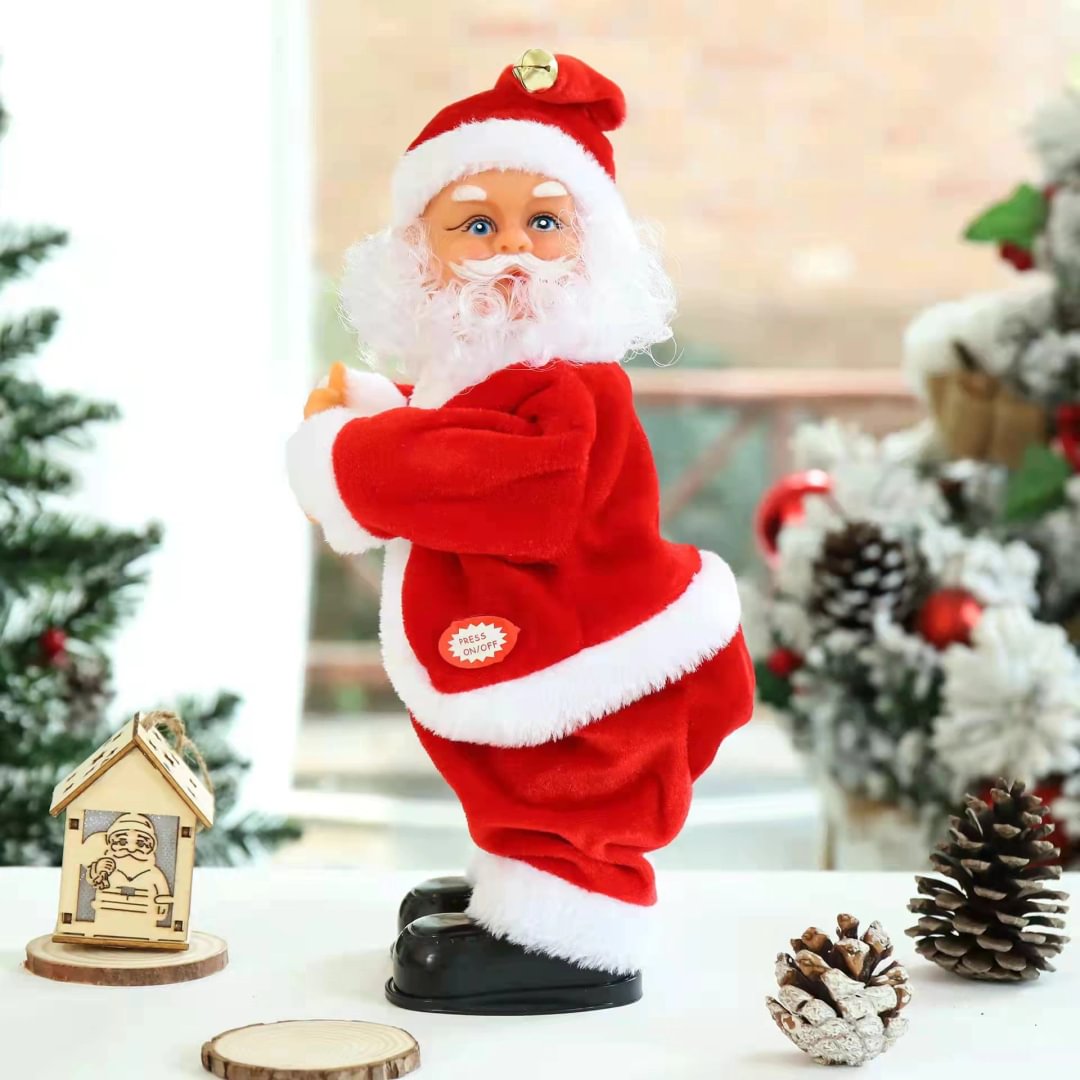 Christmas Electric Musical Hip Dancing Santa Claus Doll Toys