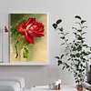 Red Rose-Paint by Numbers Acrylic Painting 40*50CM