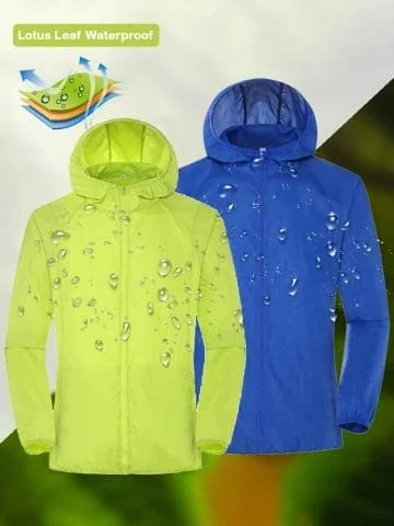 pornhint Pornhint Camping Rain Jacket Men Women Waterproof Sun Protection Clothing Fishing Hunting Clothes Quick Dry Skin Windbreaker With Pocket