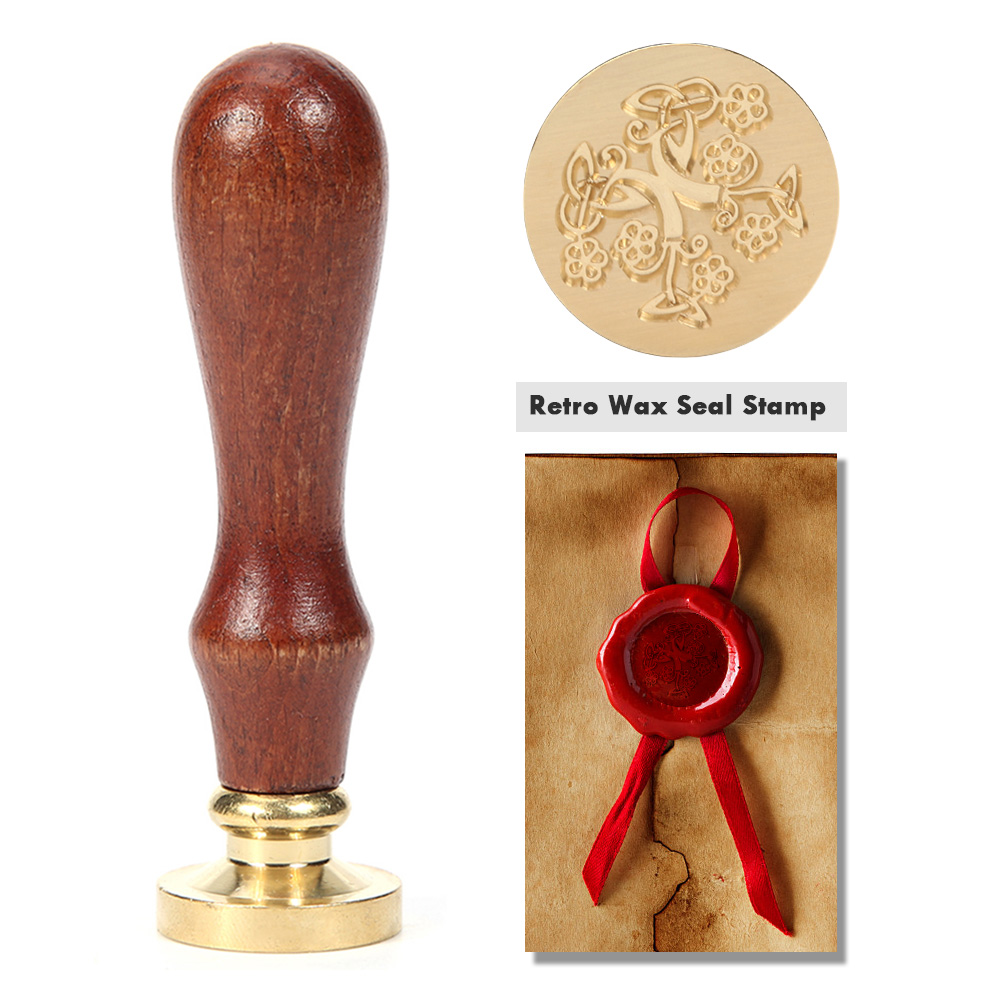 

Plants Pattern Vintage Wax Seal, Sealing wax-f375, 501 Original