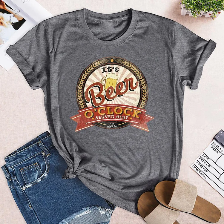 IT'S BEER O'CLOCK T-shirt Tee-05564