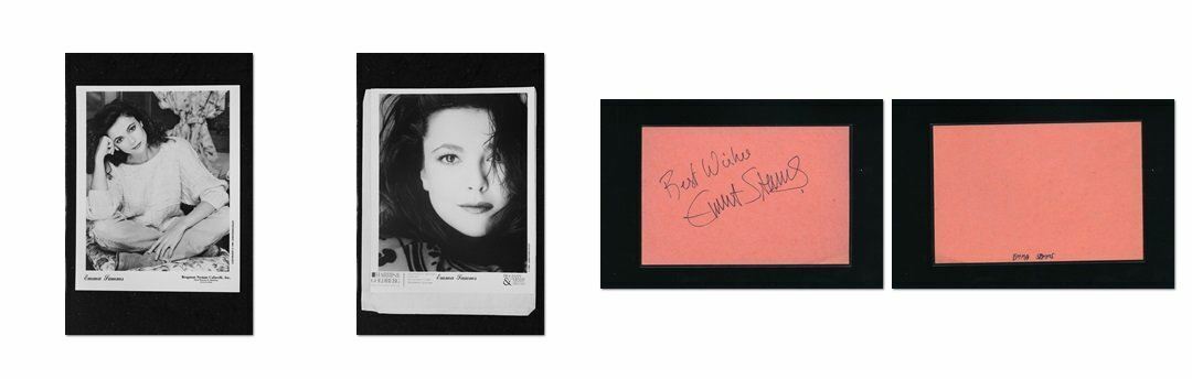 Emma Samms - Signed Autograph and Headshot Photo Poster painting set - Dynasty