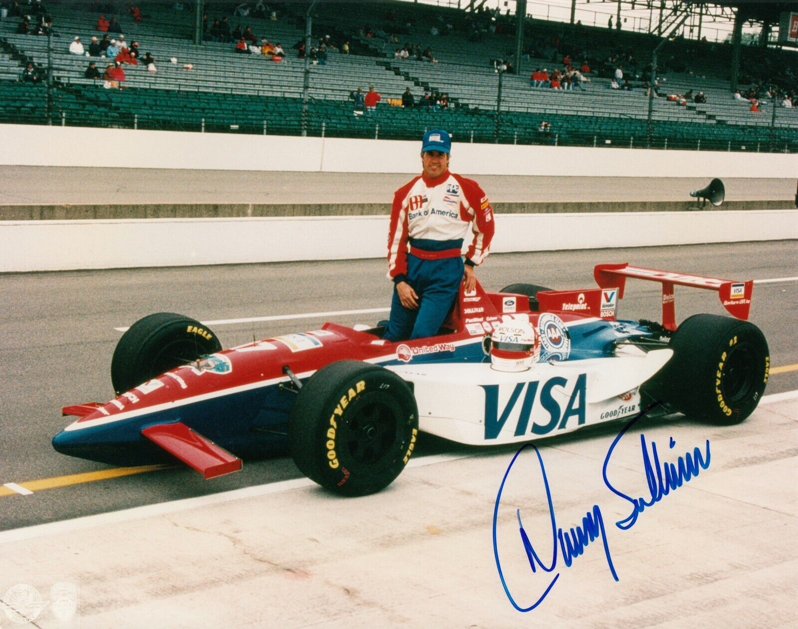 Danny Sullivan #0 8x10 Signed Photo Poster painting w/ COA Auto Racing 032419