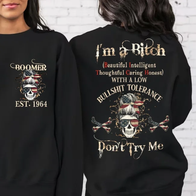 Don't Try Me Boomer FAFO T-shirt, V-neck, Sweatshirt, Hoodie