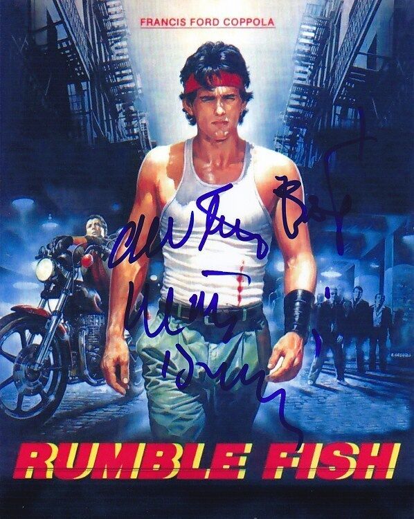 MATT DILLON signed autographed RUMBLE FISH RUSTY JAMES Photo Poster painting