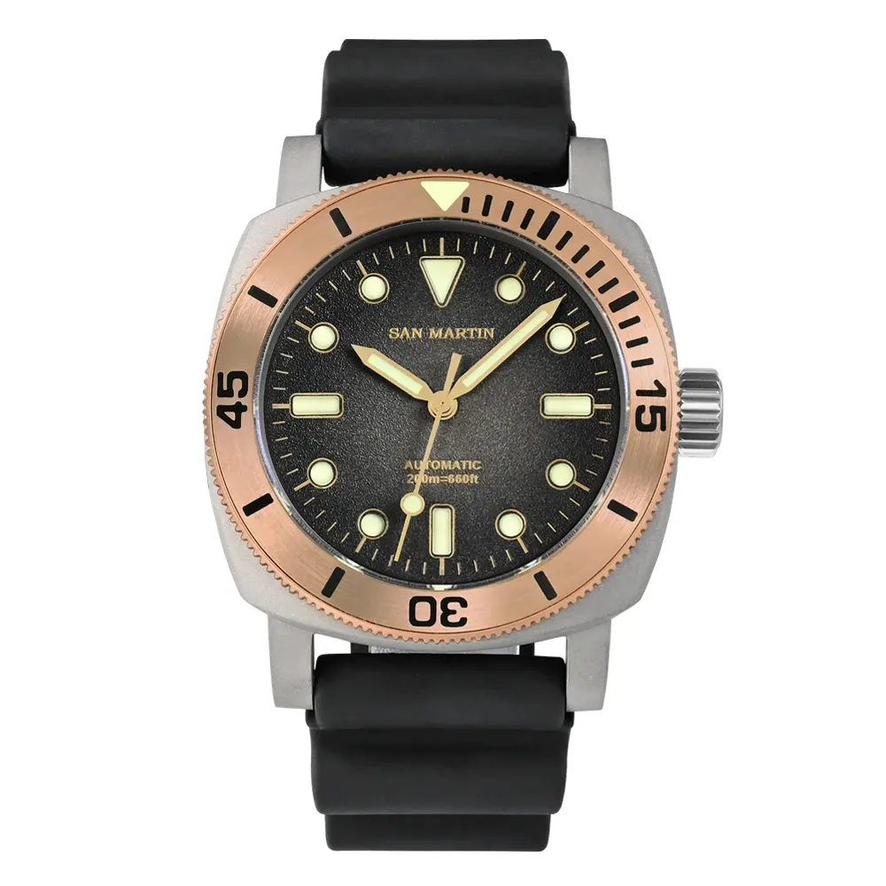 San Martin 42mm NH35 Titanium Diver Watch SN0125T San Martin Watch San Martin Watch