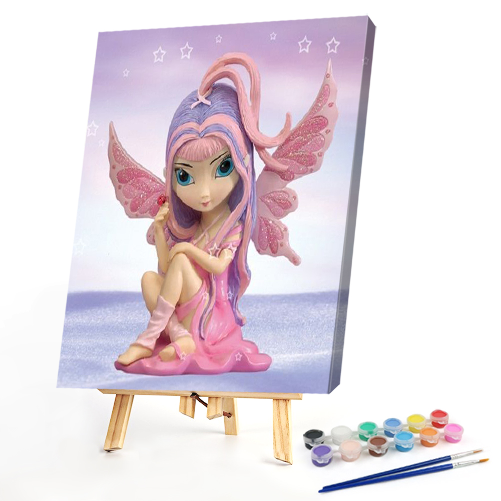 

40*50CM - Paint By Numbers - Pink Doll, 501 Original