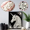 Diamond Painting-DIY Special Shaped Drill Pearl Painting Unicorn(30x40cm)