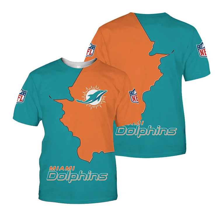 Miami Dolphins All Over Print T-Shirt