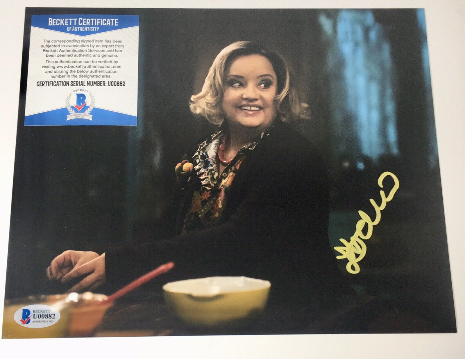 Lucy Davis Signed 8x10 Photo Poster painting Sabrina Teenage Witch Netflix 2020 BECKETT BAS COA