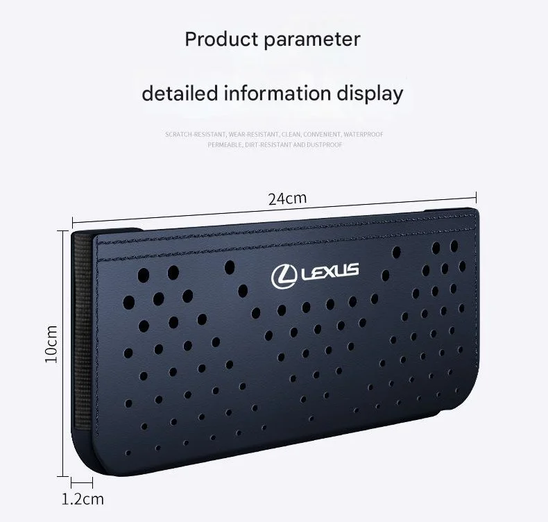 Car Leather Velcro Storage Bag(2PCS)