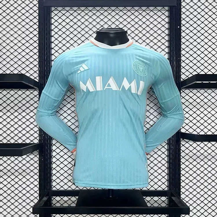 24-25 Player Version Inter Miami Second Away Long Sleeve Football Jersey