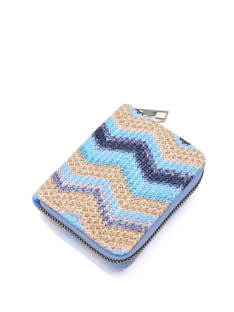 Chevron Pattern Coin Purse