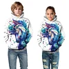 Kid Boy Girl Unicorn Loose Tide Long Sleeve Pullover Hoodie