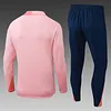 Joyfball 2025/2026 Barcelona Half-Pull Training Suit Pink Football Shirt 1:1 Thai Quality