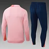 2025/2026 Barcelona Half-Pull Training Suit Pink Jersey Set