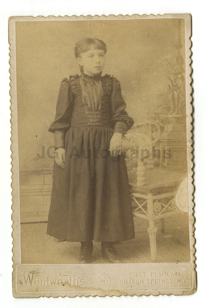 19th Century Children - 19th Century Cabinet Card Photo Poster painting - Sharon Springs, NY