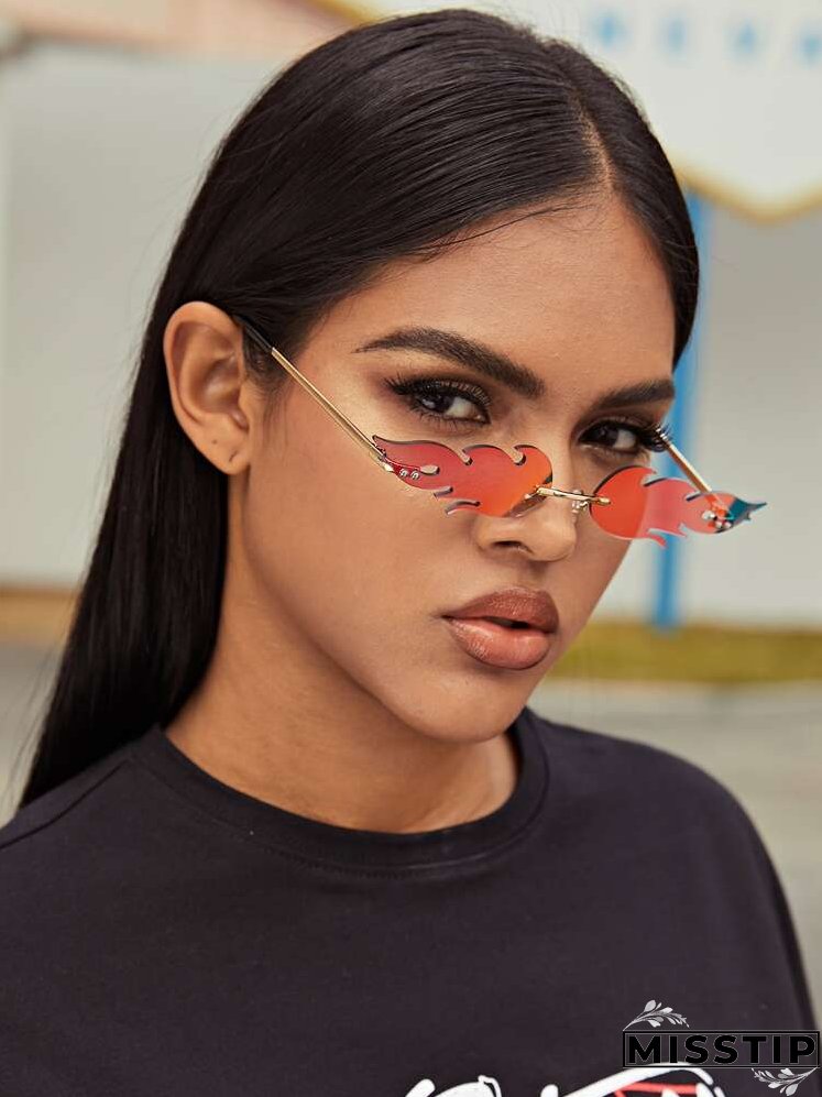 Flame Shaped Sunglasses