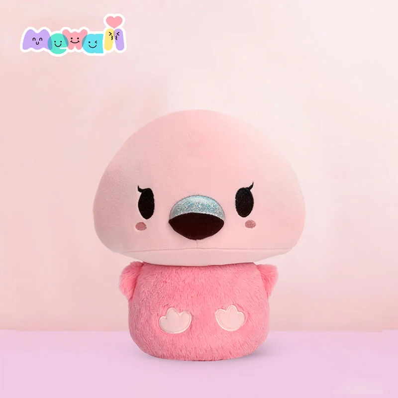 Mewaii® Mushroom Family Flamingo Kawaii Plush Pillow Squish Toy