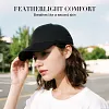 Perruque casquette de baseball 2 en 1 aux cheveux boucl&eacute;s