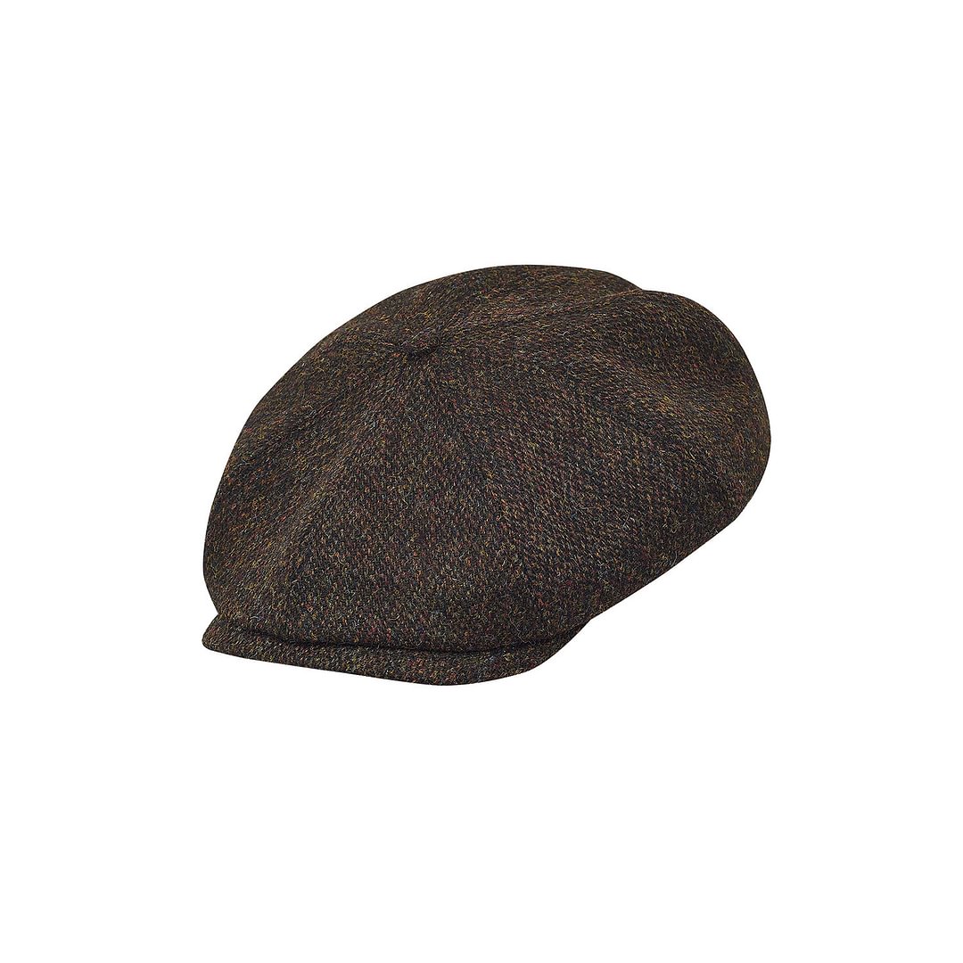 Vintage Cap Tweed-Brown