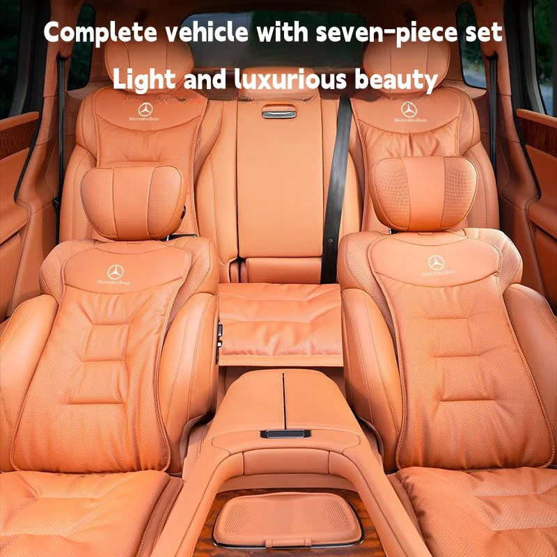 High-end nappa leather punching breathable car seat cushion