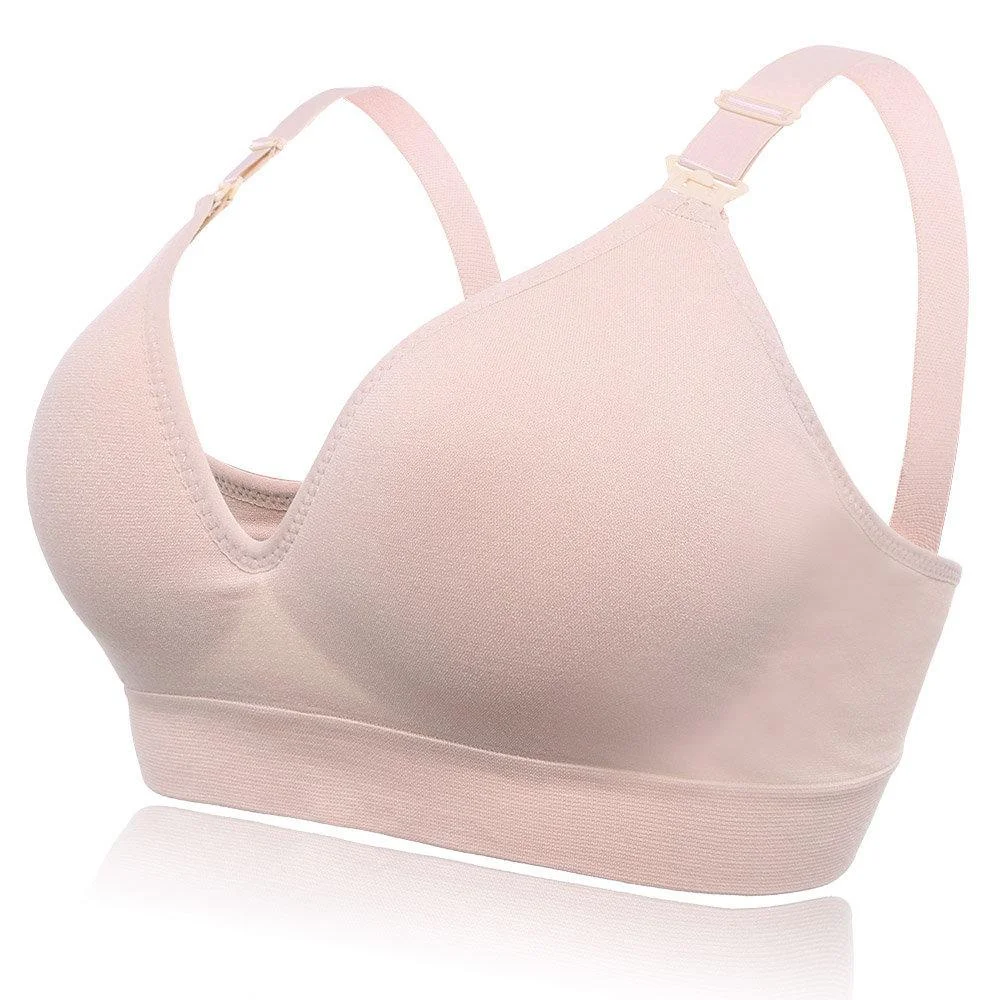 Seamless Wireless Maternity Soft Breathable Nursing Bra