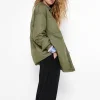 Women's Shirts Jackets Thin Parka Oversize