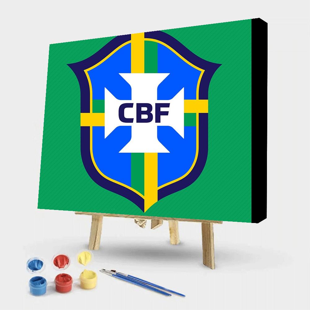 Football Team Logo - Painting By Numbers - 50*40CM gbfke
