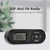 LCD Digital Display Mini Pocket Radio Retro Rechargeable FM Player Receiver