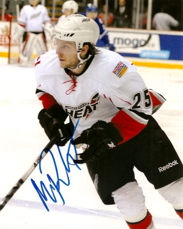 Abbotsford Heat Max Reinhart Autographed Signed 8x10 Photo Poster painting COA